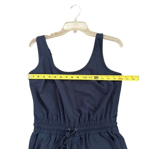 Abercrombie & Fitch Navy Blue Sleeveless Traveler Jumpsuit Small - Picture 7 of 14